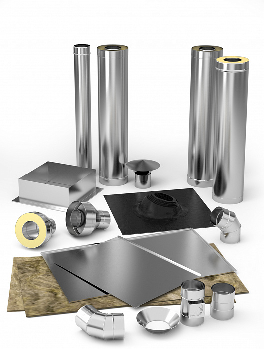 Комплект элементов дымохода TMF ф115 Макси