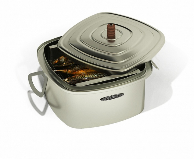 Коптильня горячего копчения Нельма Лайт Inox