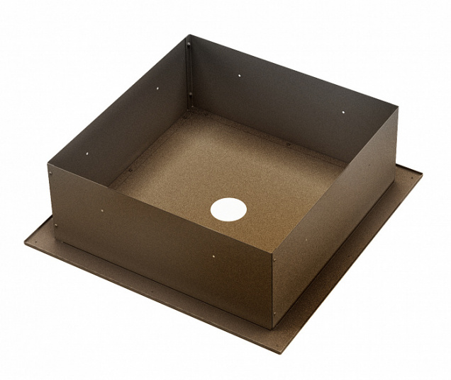 Проходка потолочная TMF 680х680 ф80, черная бронза