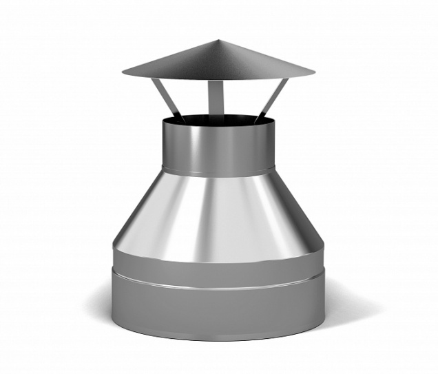 Оголовок TMF ф115/215, 0,5мм, нерж/нерж