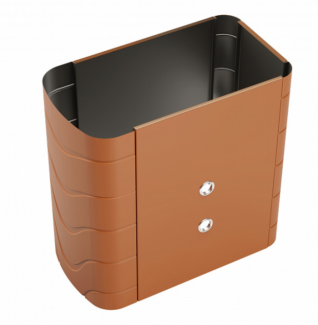 Кожух Тунгуска Макси 2013 терракота с теплообменником